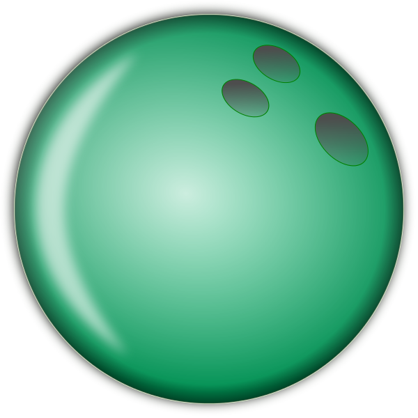 bowling ball large green