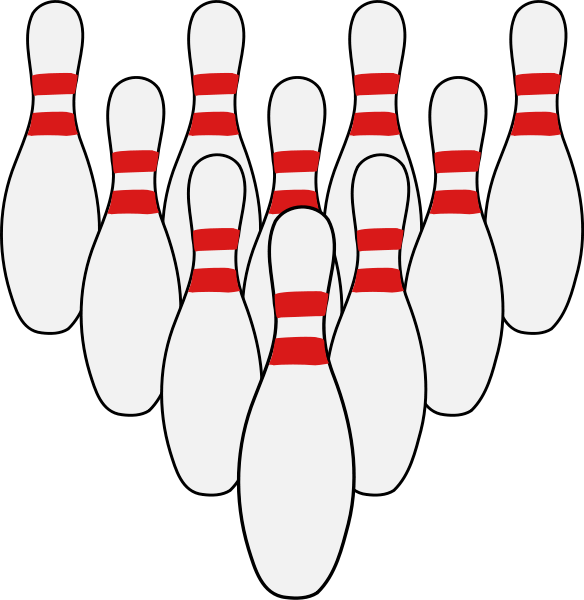 bowling ten pins