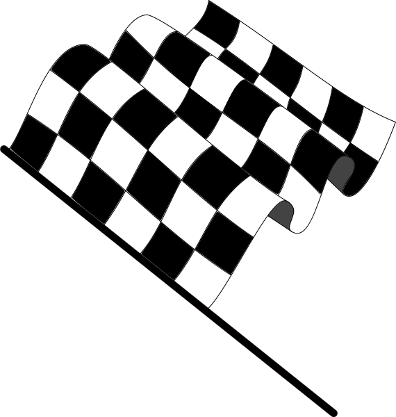 checkered flag wavy