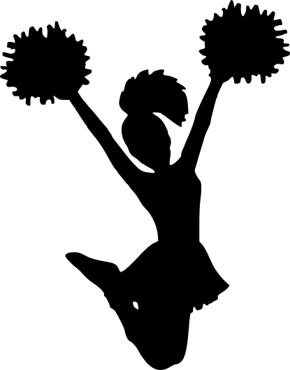 cheerleader silhouette