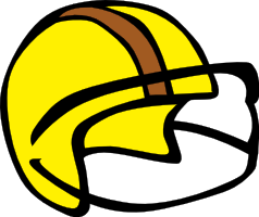 football helmet yellow