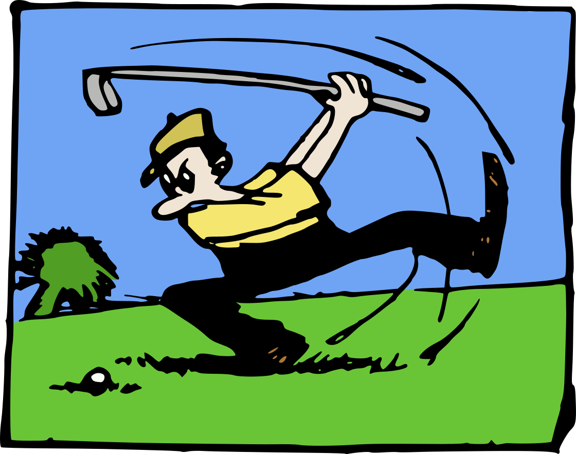 angry golf swing