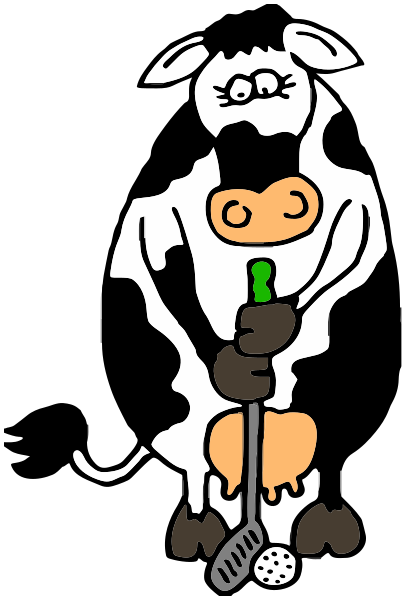 cow golf