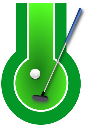 miniature golf symbol