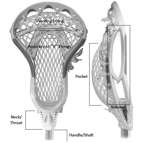 Lacrosse head diagram