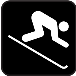 ski downhill icon