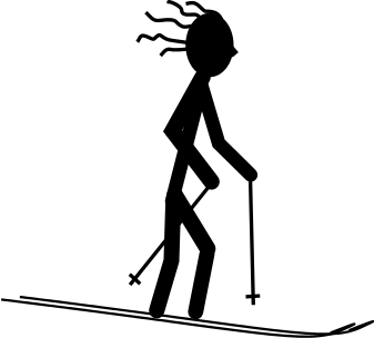 skier stickman