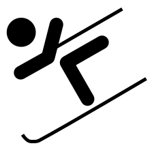 skiing symbol