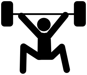 weight lilfting clipart