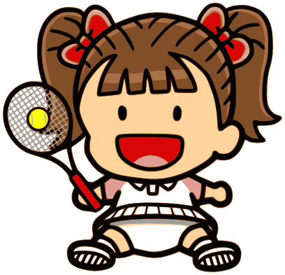 tennis baby girl