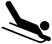 sledding icon