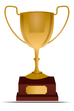 trophy with base