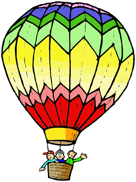 hot air balloon color
