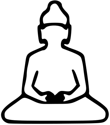Buddha outline