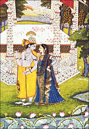 Krishna w Radharani