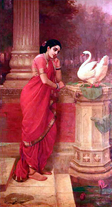 Princess Damayanthi with Royal Swan