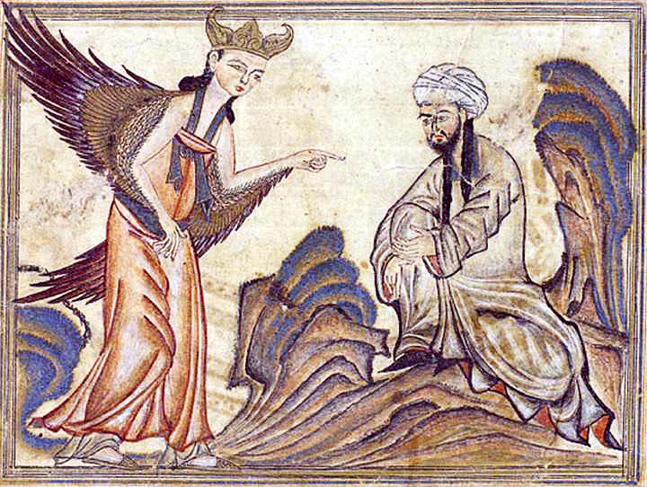 Muhammad and angel Gabriel