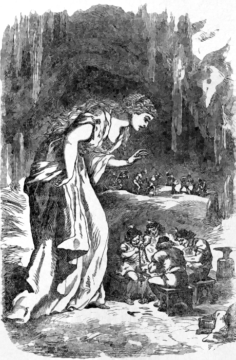 Freyja in the dwarfs cave