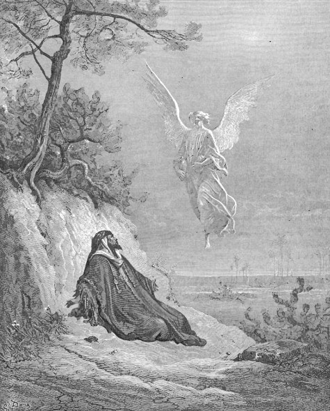 Elijah and the angel
