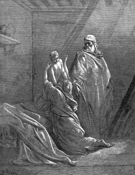 Elijah raises the widows son