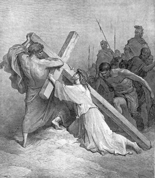 Jesus bearing the Cross
