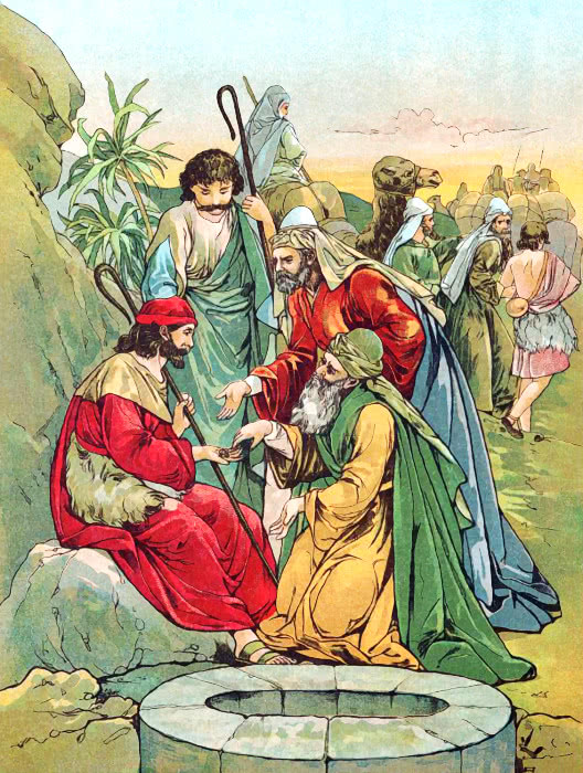 Joseph sold to the Ishmaelites