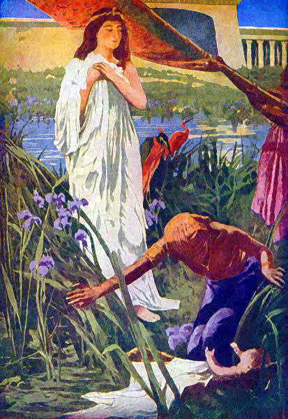 the finding of Moses