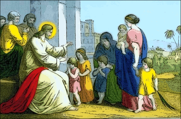 Jesus Christ blessing the little children