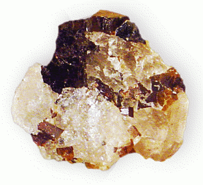 Cryolite  w siderite and sphalerite  Sodium aluminum fluoride