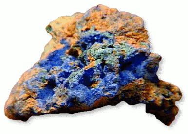 Cyanotrichite  Hydrated Copper Aluminum Sulfate Hydroxide