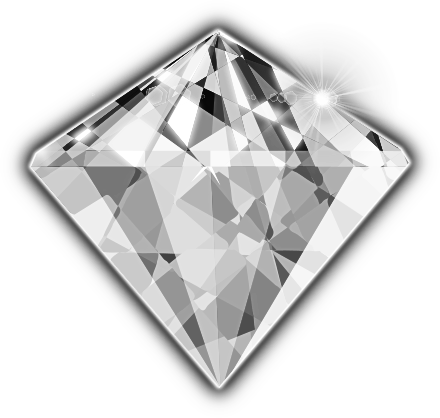 Diamond cut shiney