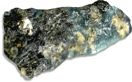 Grandiderite  crystal fragment
