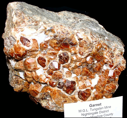 Grossular  orange Grossular garnet crystals
