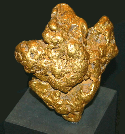Gold  156 ounce nugget found with metal detector