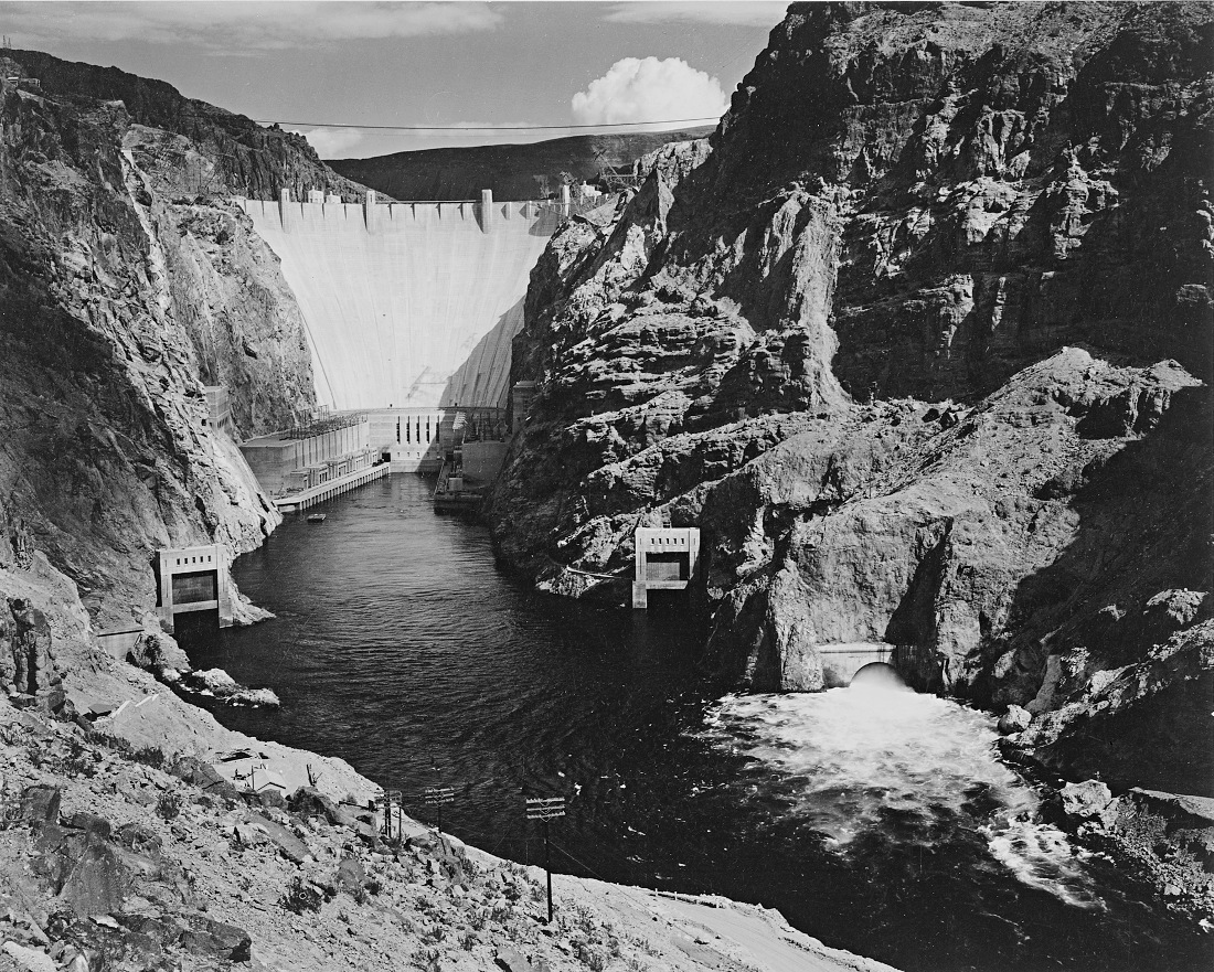 Boulder Dam on Colorado River