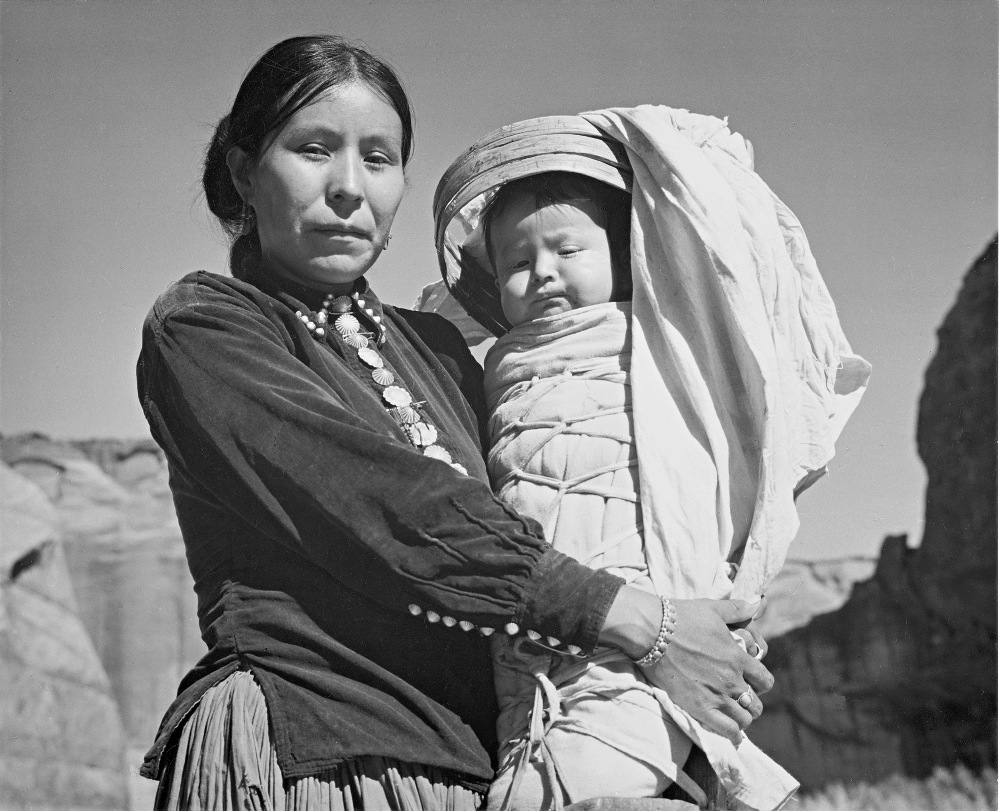 Navajo Woman and Infant  Canyon de Chelle