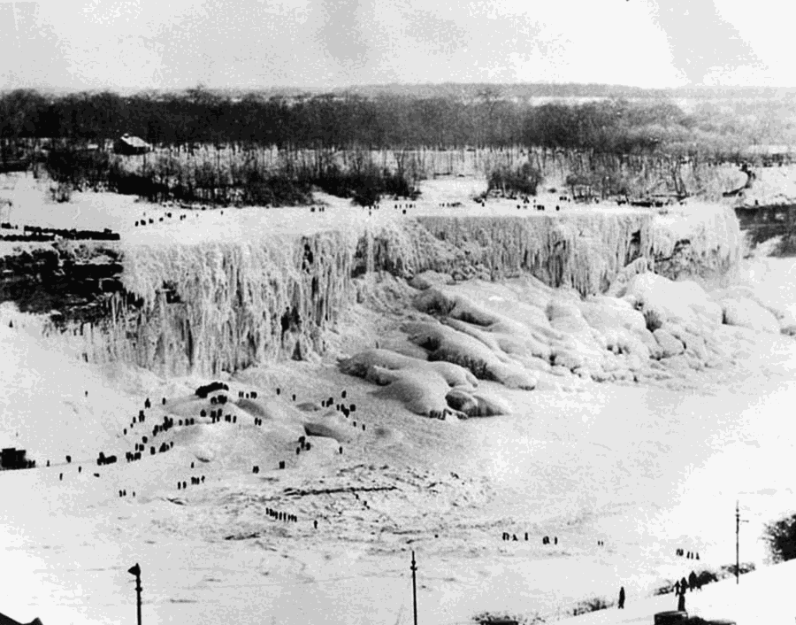 Niagra Falls frozen 1911