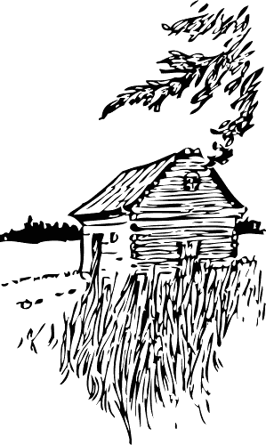 cabin on the plains