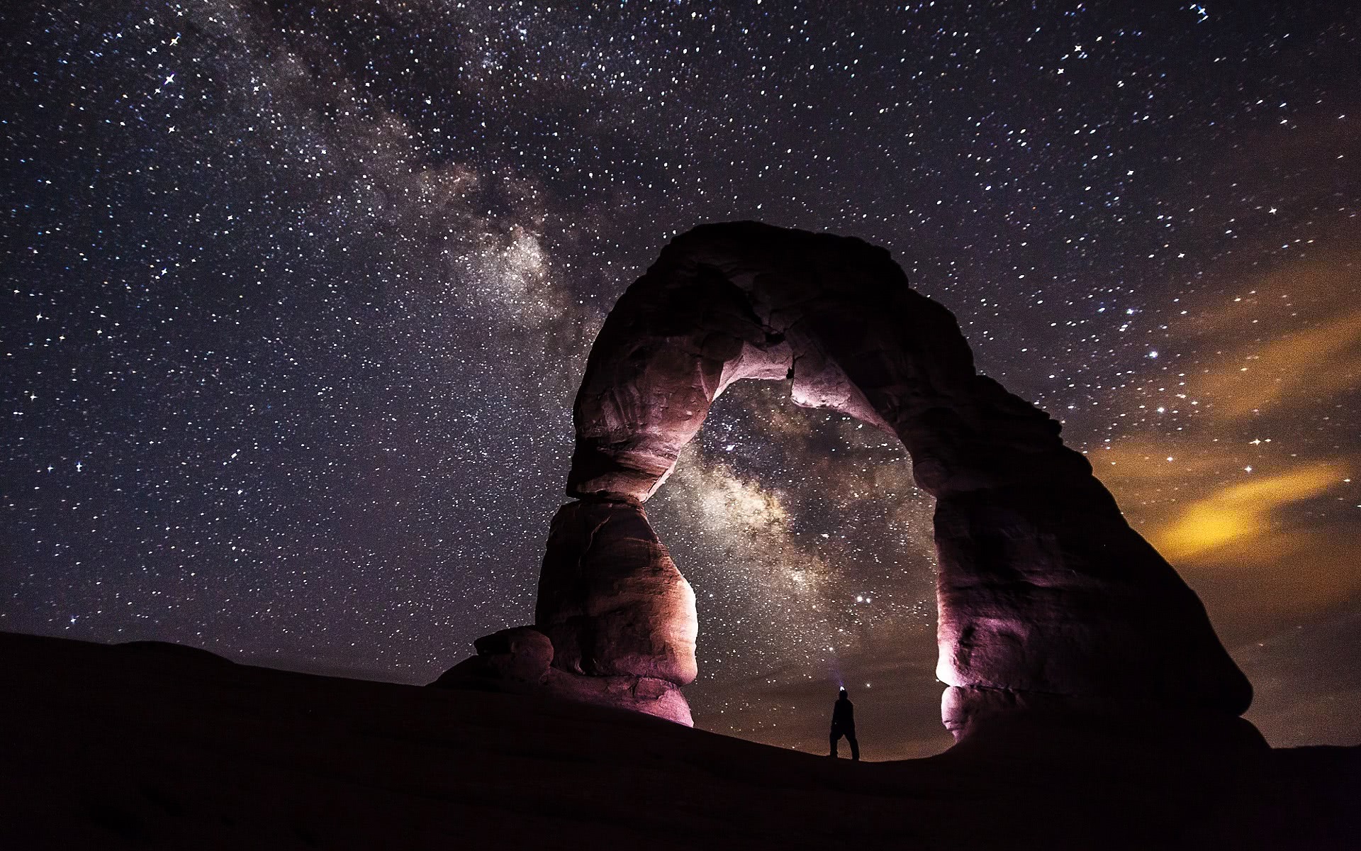 night sky Delicate Arch