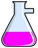 Buchner flask purple