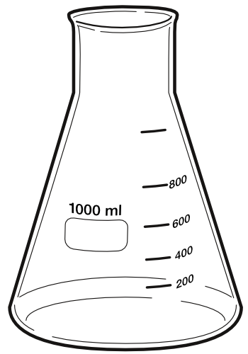 Erlenmeyer flask 1000 ml