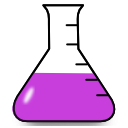 flask icon purple