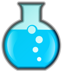 lab bubbling liquid