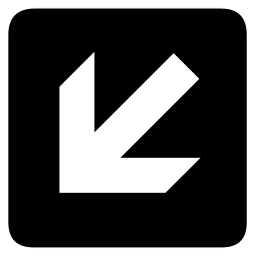 left and down arrow sign