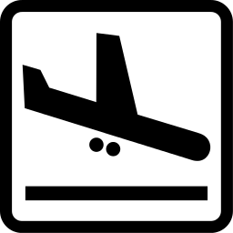 arrivals pictogram
