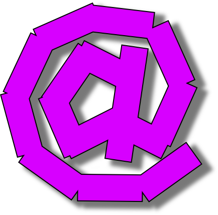at symbol apetail purple
