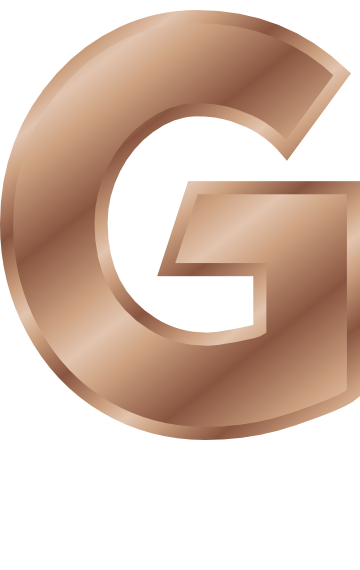 bronze letter capitol G