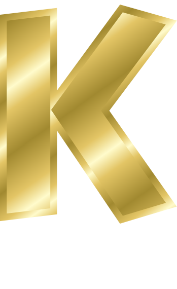 gold letter capitol K