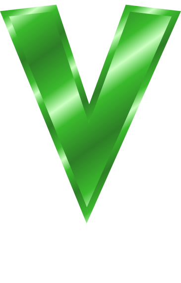 green metal letter capitol V