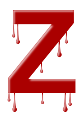letter dripping Zsvg